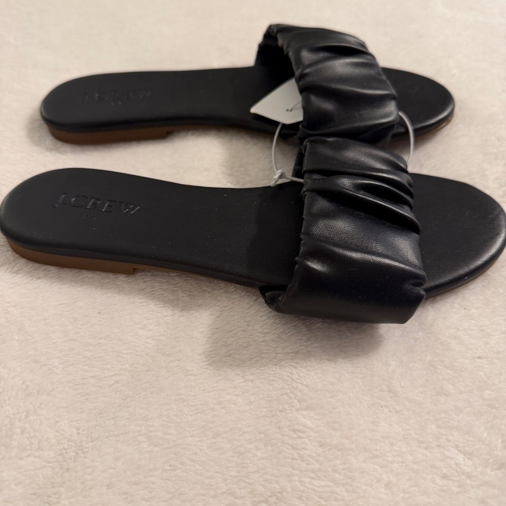 J.Crew Ruched Slides - Picture 2 of 4